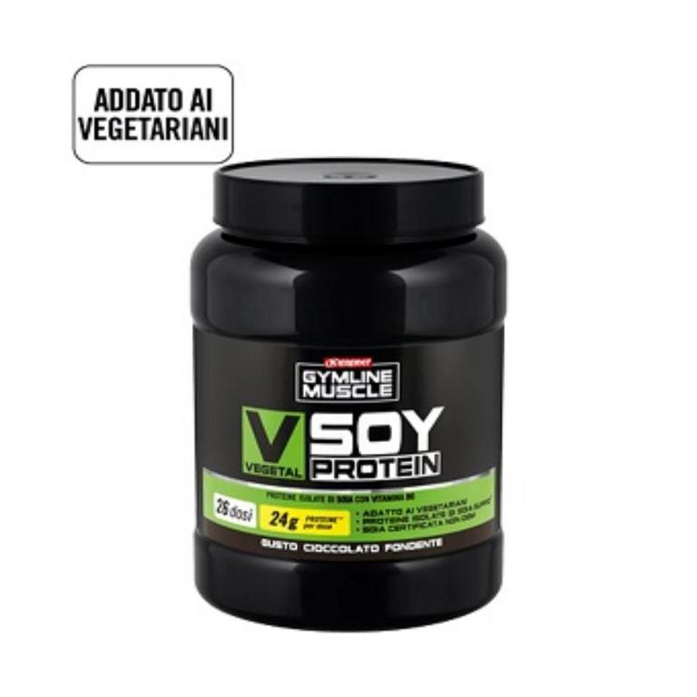 GYMLINE MUSCLE VEG SOY PROTEINE PANNA/CACAO 800 gr